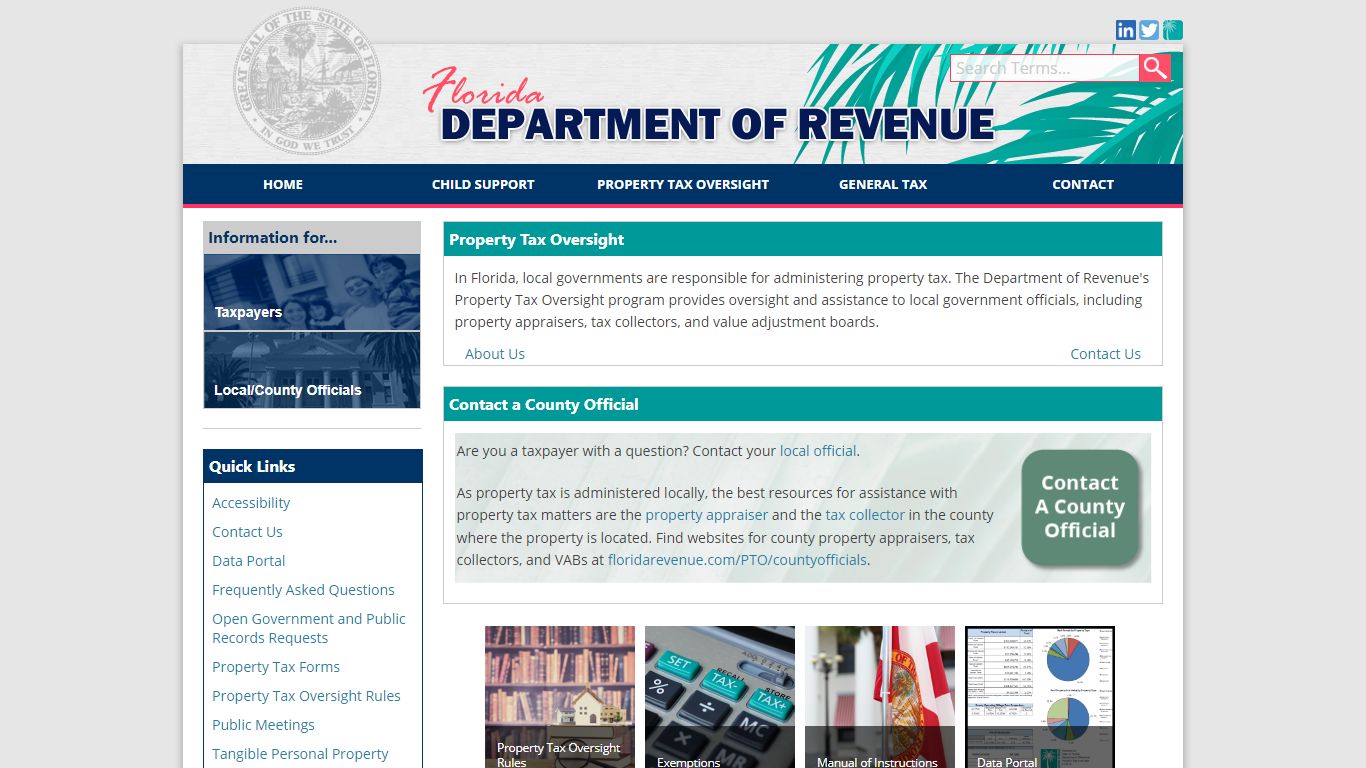 Florida Dept. of Revenue - Home - floridarevenue.com